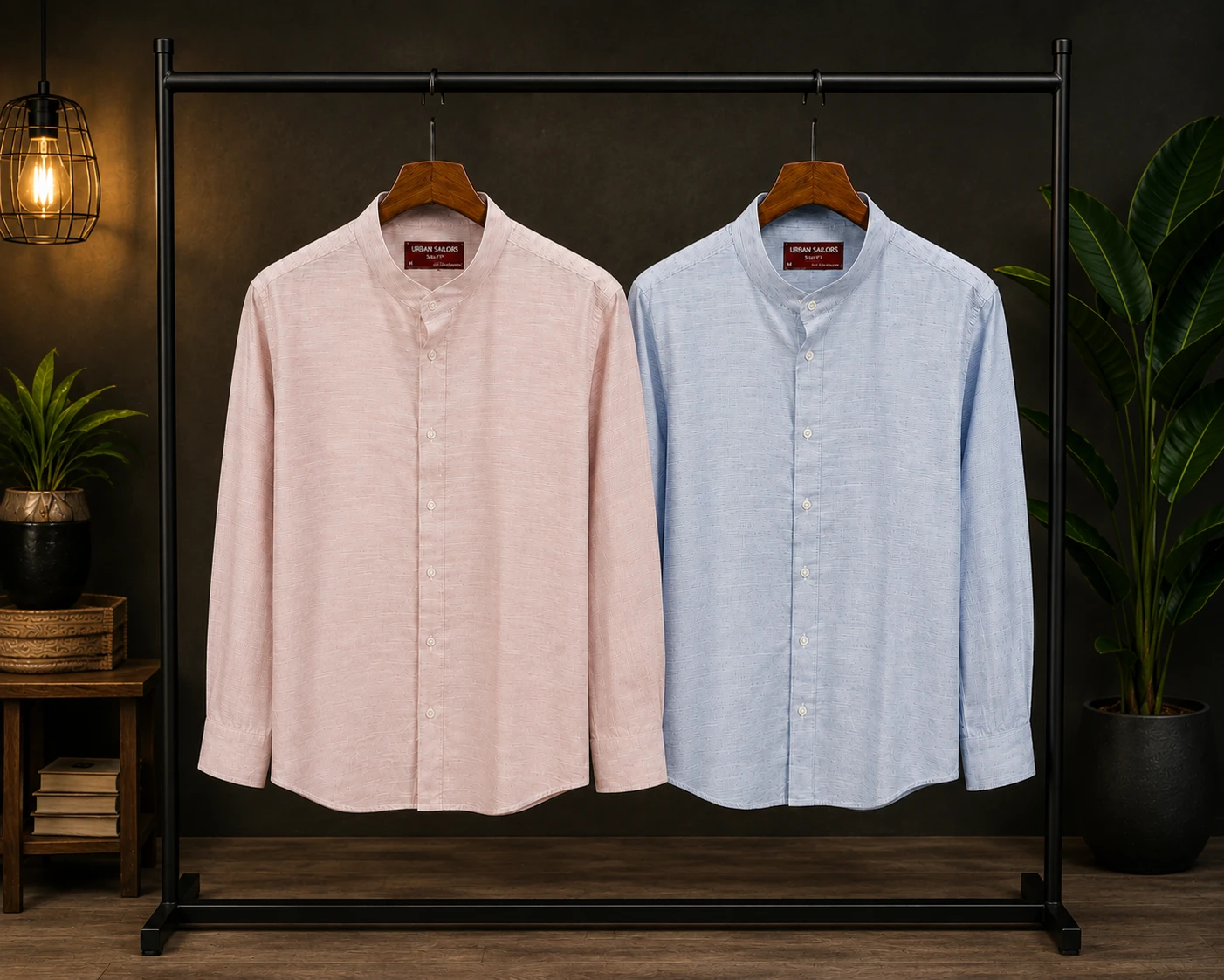 export shirt 2ps combo 100% cotton